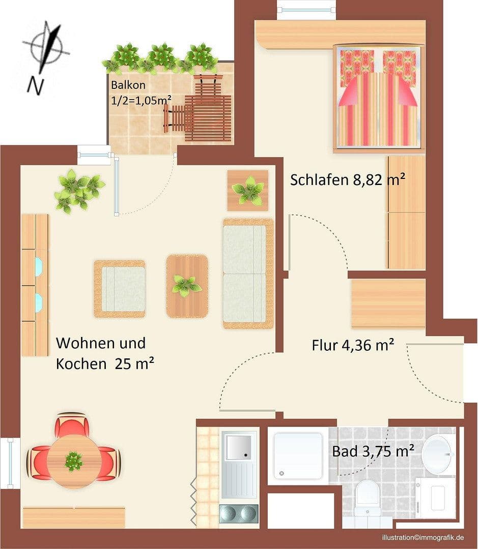 2 bedroom flat to rent, 38 m², Stuttgarter Allee 41, Leipzig, Saxony 2 bedroom flat to rent, 38 m², Stuttgarter Allee 41, Leipzig, Saxony