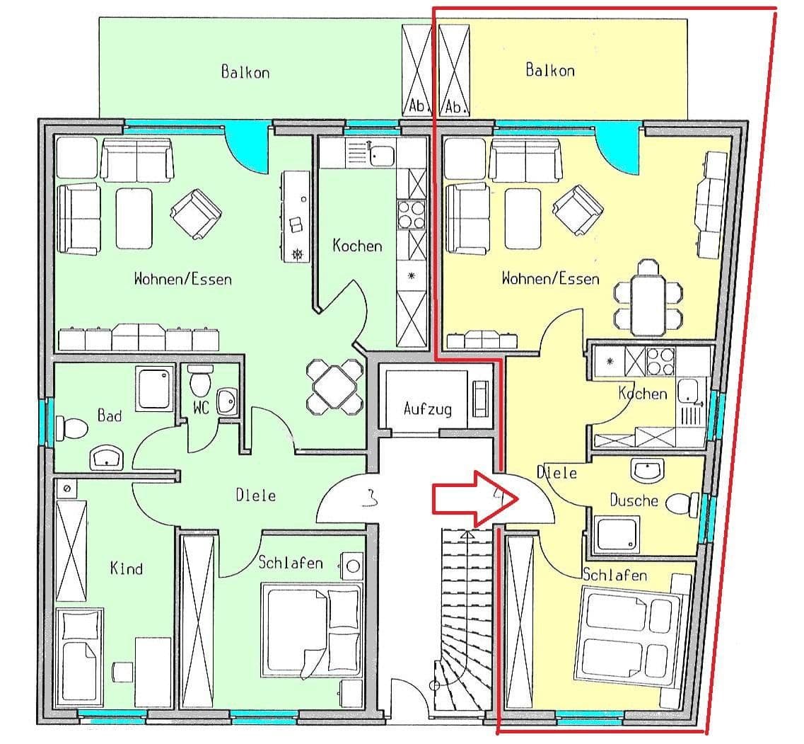 2 bedroom flat to rent, 55 m², Bottrop, North Rhine-Westphalia 2 bedroom flat to rent, 55 m², Bottrop, North Rhine-Westphalia