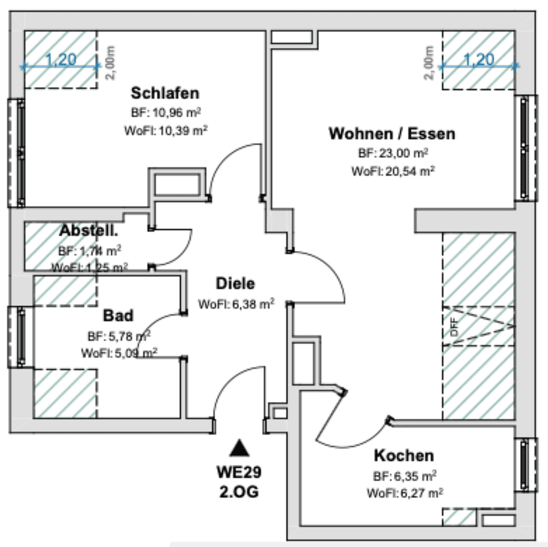 2 bedroom flat to rent, 50 m², Karl-Bücher-Straße 18, Leipzig, Saxony 2 bedroom flat to rent, 50 m², Karl-Bücher-Straße 18, Leipzig, Saxony