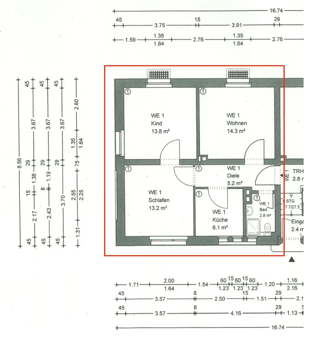3 bedroom flat to rent, 51 m², Luisenstr. 43, Burscheid, North Rhine-Westphalia 3 bedroom flat to rent, 51 m², Luisenstr. 43, Burscheid, North Rhine-Westphalia