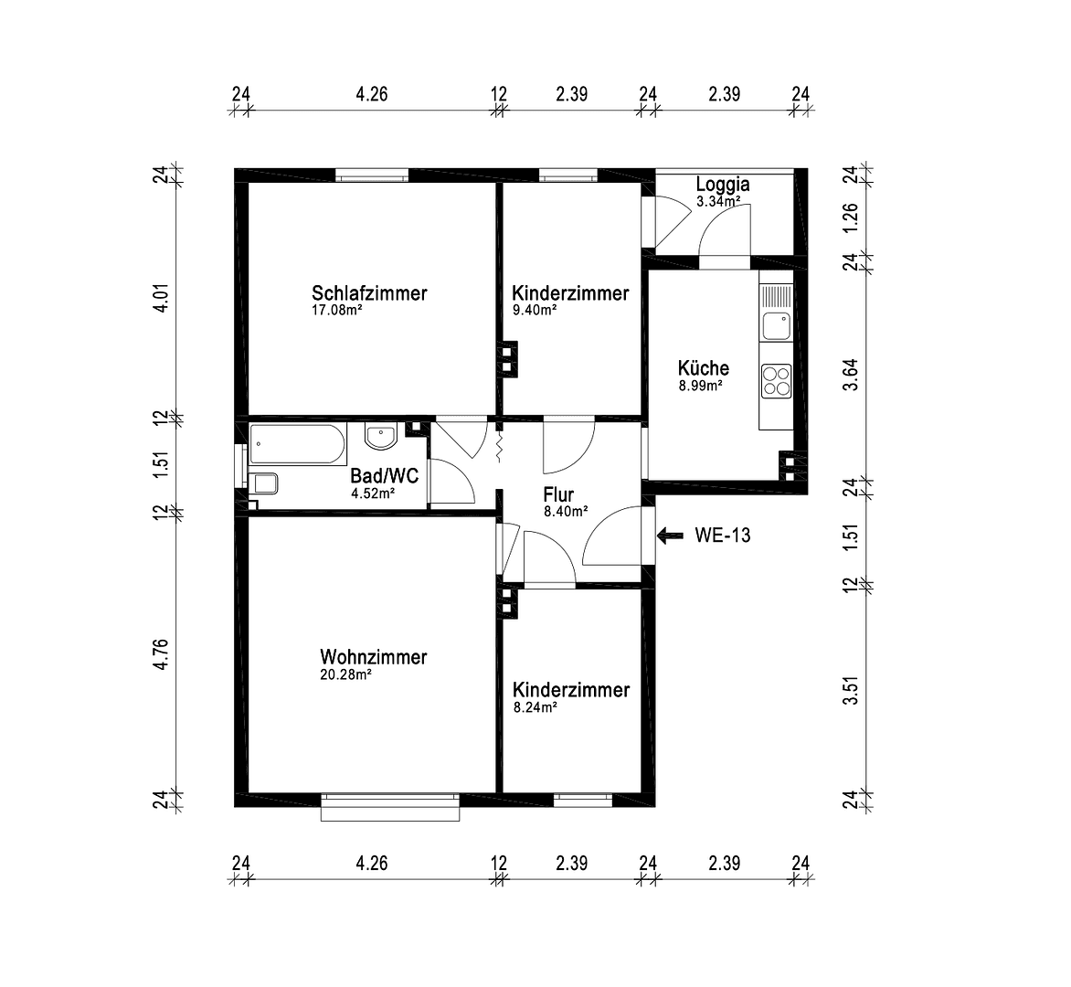 4 bedroom flat for sale, 79 m², Bremen, Bremen 4 bedroom flat for sale, 79 m², Bremen, Bremen