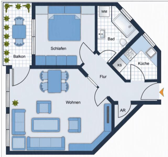 2 bedroom flat to rent, 57 m², Hirschstraße 26, Herbrechtingen, Baden-Württemberg 2 bedroom flat to rent, 57 m², Hirschstraße 26, Herbrechtingen, Baden-Württemberg