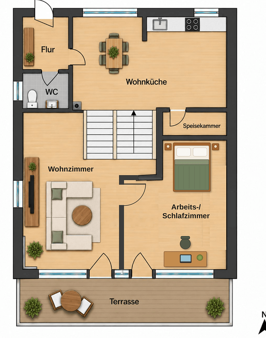house to rent, 162 m², Schwabhausen, Bavaria house to rent, 162 m², Schwabhausen, Bavaria