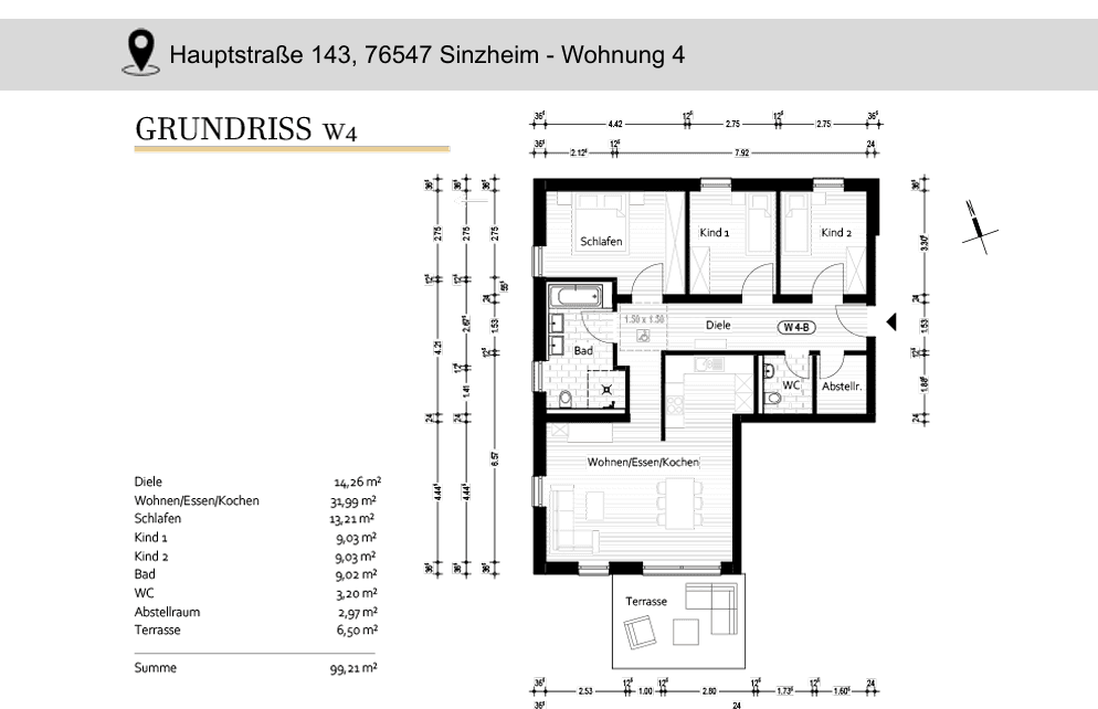 4 bedroom flat to rent, 100 m², Hauptstr. 143, Sinzheim, Baden-Württemberg 4 bedroom flat to rent, 100 m², Hauptstr. 143, Sinzheim, Baden-Württemberg