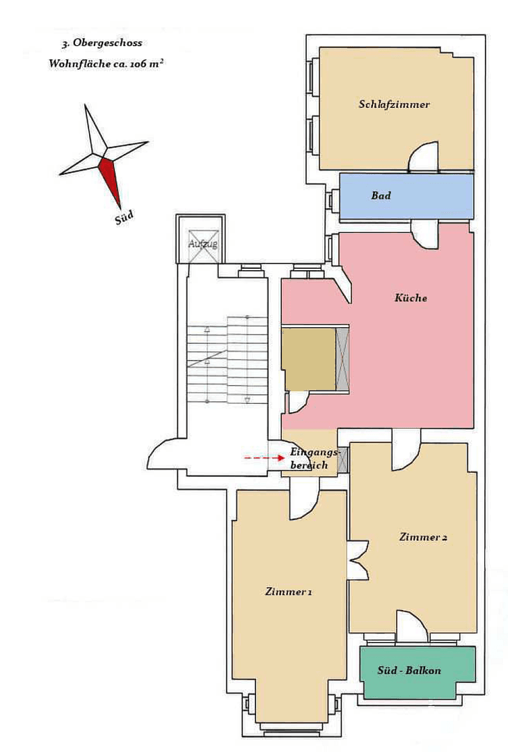 3 bedroom with open-plan kitchen flat for sale, 106 m², Berlin, Berlin 3 bedroom with open-plan kitchen flat for sale, 106 m², Berlin, Berlin