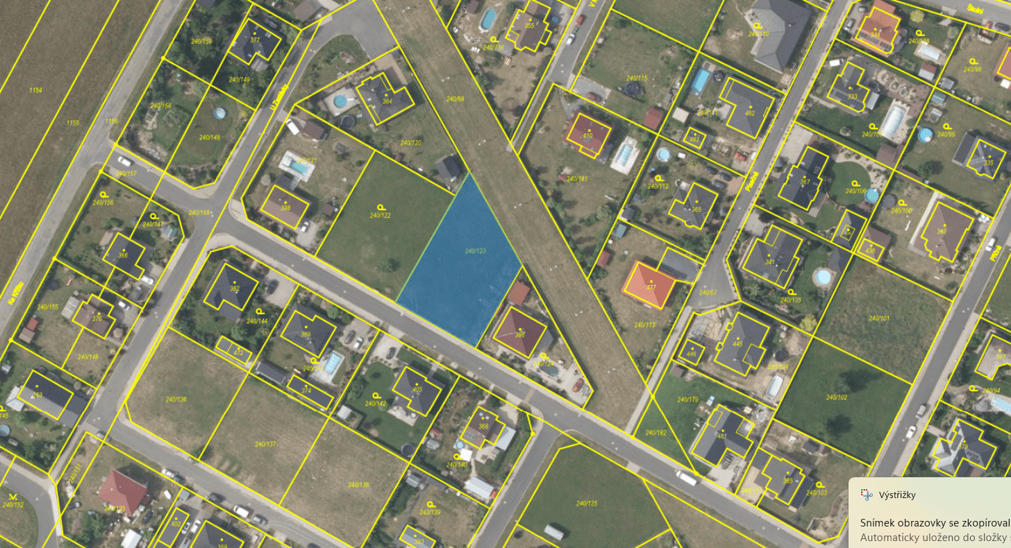 plot for sale, 1,203 m², Žehušice, Středočeský Region plot for sale, 1,203 m², Žehušice, Středočeský Region