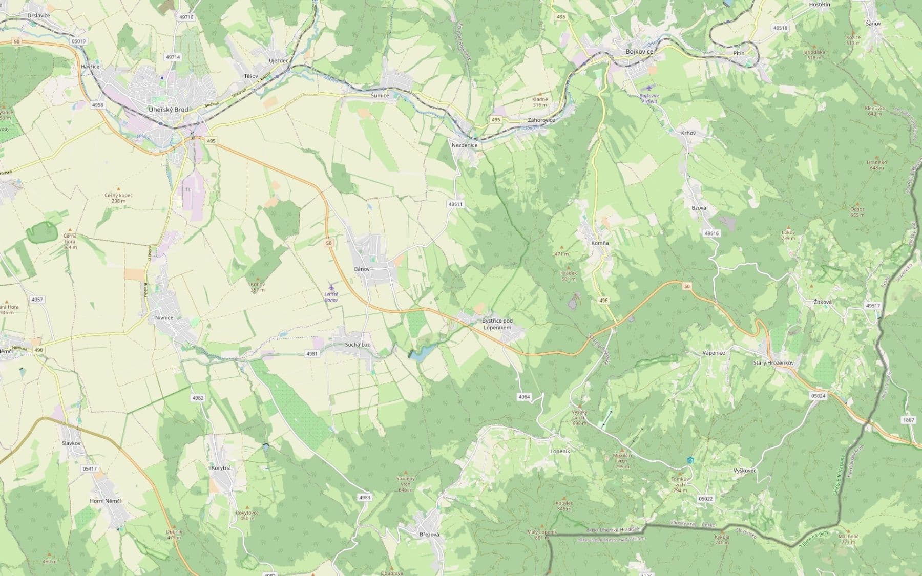 plot for sale, 2,752 m², Nezdenice, Zlínský Region plot for sale, 2,752 m², Nezdenice, Zlínský Region