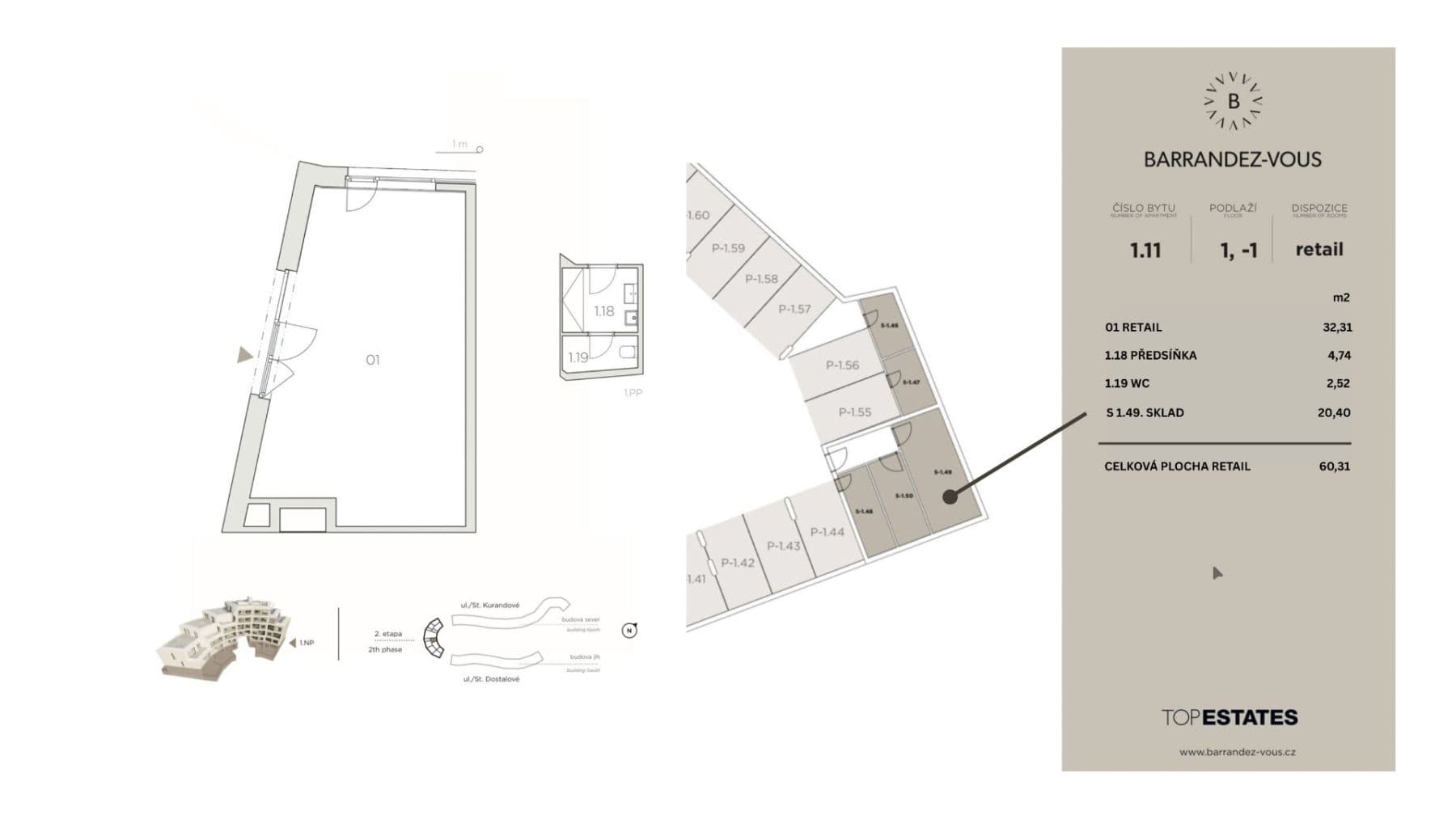 non-residential property for sale, 60 m², Dostalové, Prague, Prague non-residential property for sale, 60 m², Dostalové, Prague, Prague