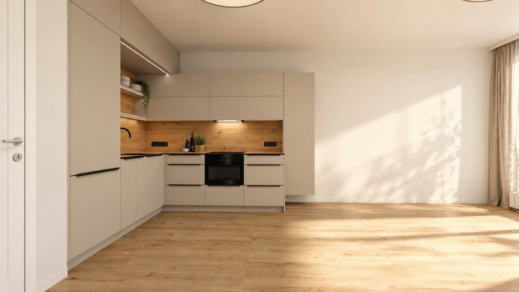 1 bedroom with open-plan kitchen flat to rent, 55 m², Drahobejlova, Prague, Prague 1 bedroom with open-plan kitchen flat to rent, 55 m², Drahobejlova, Prague, Prague