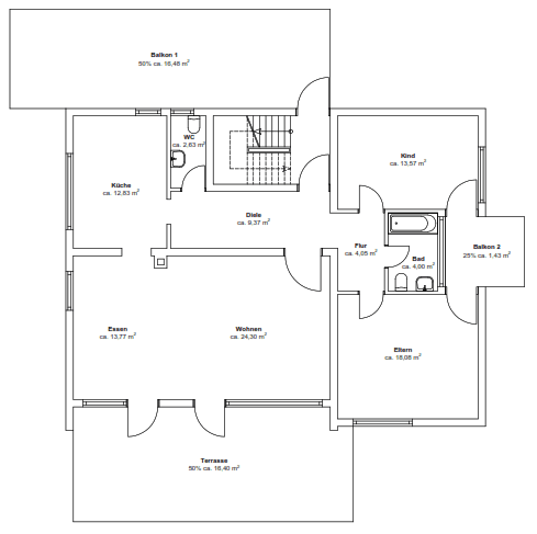 4 bedroom flat to rent, 103 m², Rudersberg, Baden-Württemberg 4 bedroom flat to rent, 103 m², Rudersberg, Baden-Württemberg