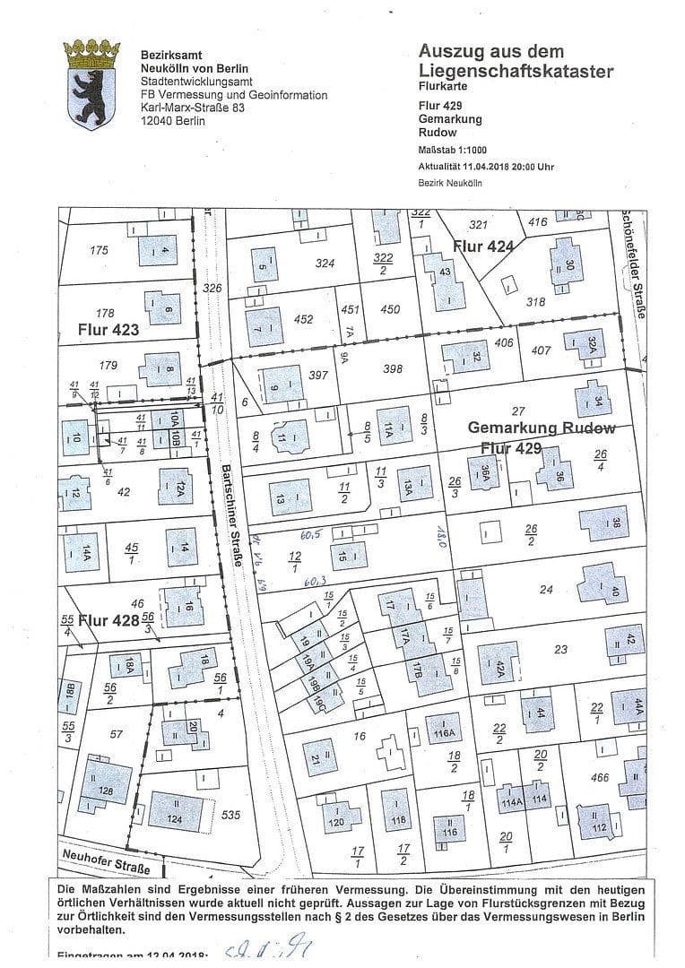 plot for sale, 1,089 m², Bartschiner Straße 15, Berlin, Berlin plot for sale, 1,089 m², Bartschiner Straße 15, Berlin, Berlin