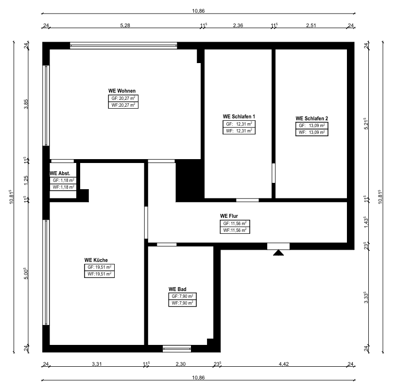 2 bedroom with open-plan kitchen flat for sale, 86 m², Neusser Str. 723, Köln, North Rhine-Westphalia 2 bedroom with open-plan kitchen flat for sale, 86 m², Neusser Str. 723, Köln, North Rhine-Westphalia