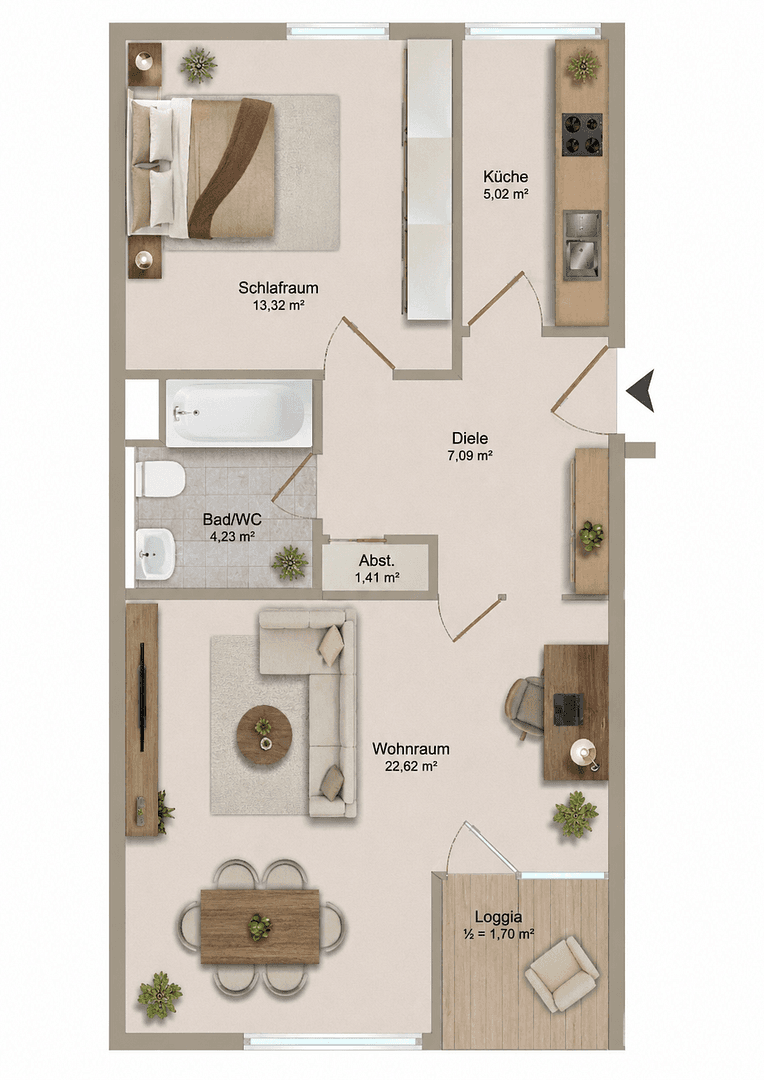 2 bedroom flat for sale, 55 m², Zorneding, Bavaria 2 bedroom flat for sale, 55 m², Zorneding, Bavaria