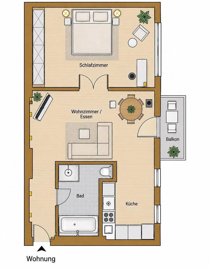 2 bedroom flat for sale, 56 m², Berlin, Berlin 2 bedroom flat for sale, 56 m², Berlin, Berlin