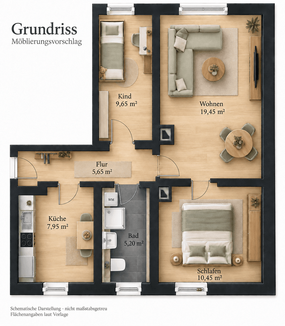 3 bedroom flat for sale, 59 m², Ribnitzer Str. 5d, Marlow, Mecklenburg-Vorpommern 3 bedroom flat for sale, 59 m², Ribnitzer Str. 5d, Marlow, Mecklenburg-Vorpommern