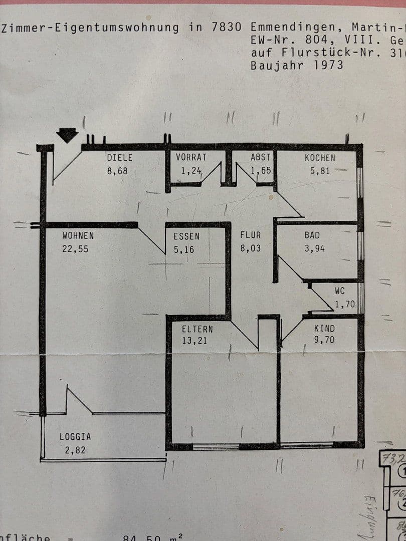 3 bedroom flat for sale, 85 m², Martin-Luther-Strasse 5, Emmendingen, Baden-Württemberg 3 bedroom flat for sale, 85 m², Martin-Luther-Strasse 5, Emmendingen, Baden-Württemberg