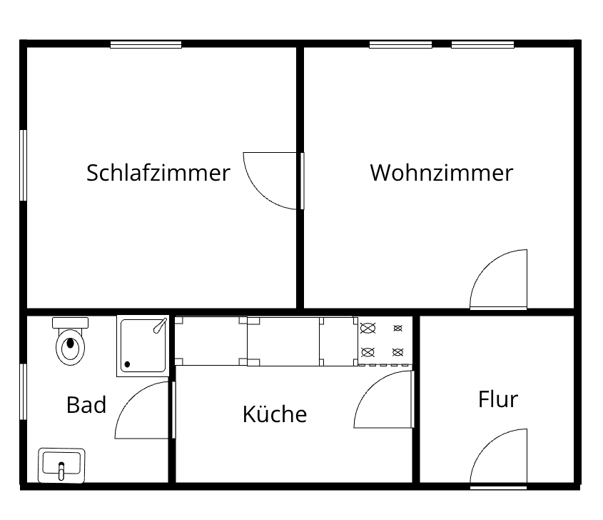 2 bedroom flat to rent, 50 m², Richard-Wagner-Str. 11, Freital, Saxony 2 bedroom flat to rent, 50 m², Richard-Wagner-Str. 11, Freital, Saxony