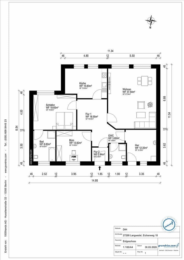 house for sale, 140 m², Langwedel, Lower Saxony house for sale, 140 m², Langwedel, Lower Saxony