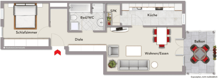 2 bedroom flat to rent, 67 m², Carlo-Schmid-Str.6, Wiesbaden, Hesse 2 bedroom flat to rent, 67 m², Carlo-Schmid-Str.6, Wiesbaden, Hesse