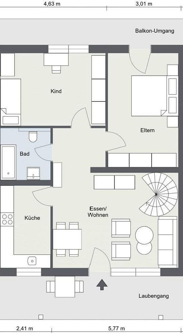 5 bedroom flat to rent, 112 m², Neuwied, Rhineland-Palatinate 5 bedroom flat to rent, 112 m², Neuwied, Rhineland-Palatinate