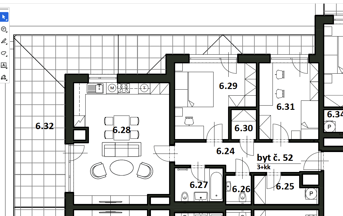 2 bedroom with open-plan kitchen flat for sale, 84 m², Generála Selnera, Kladno, Středočeský Region 2 bedroom with open-plan kitchen flat for sale, 84 m², Generála Selnera, Kladno, Středočeský Region