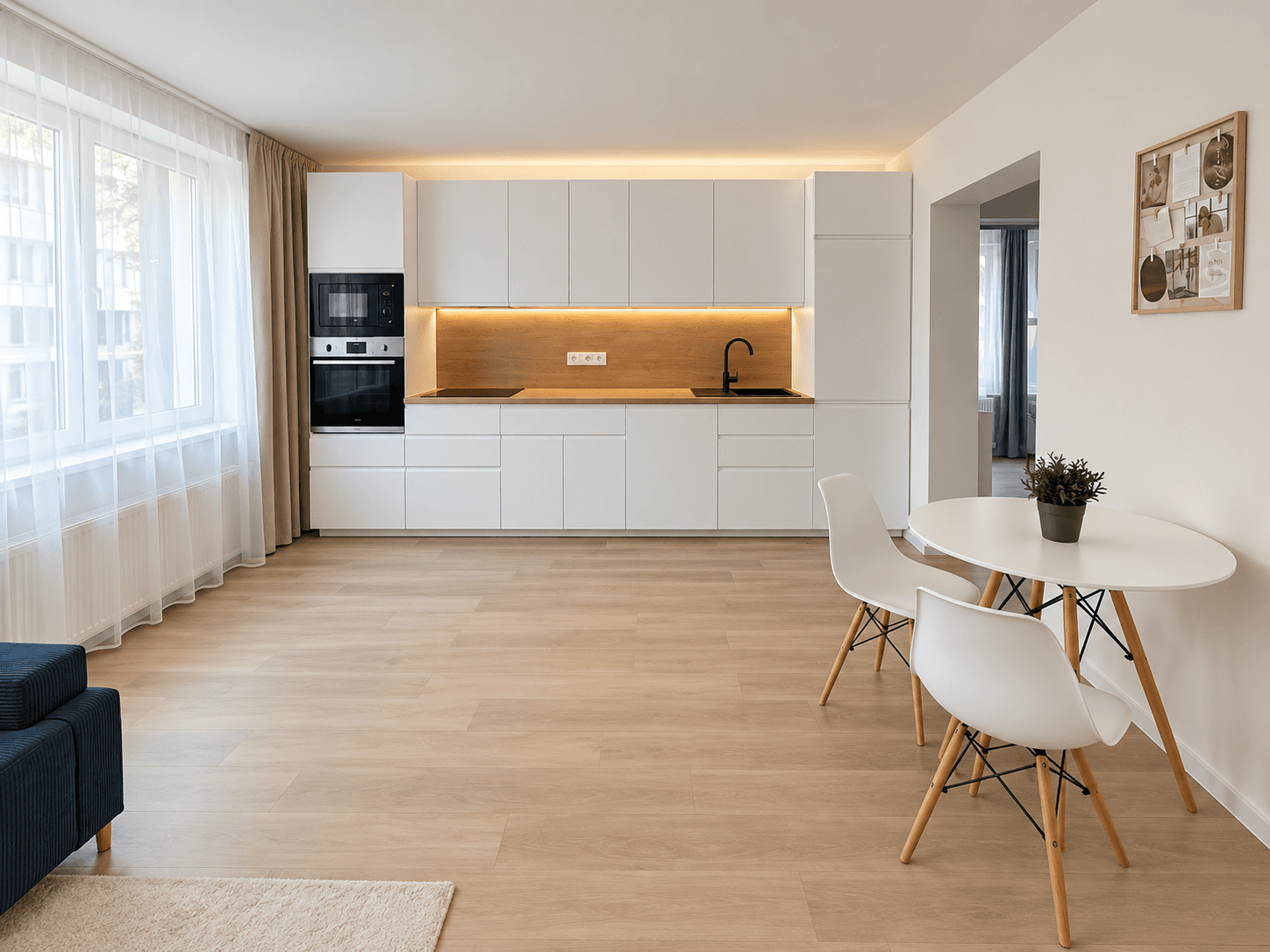 2 bedroom with open-plan kitchen flat to rent, 73 m², Danielova, Prague, Prague 2 bedroom with open-plan kitchen flat to rent, 73 m², Danielova, Prague, Prague