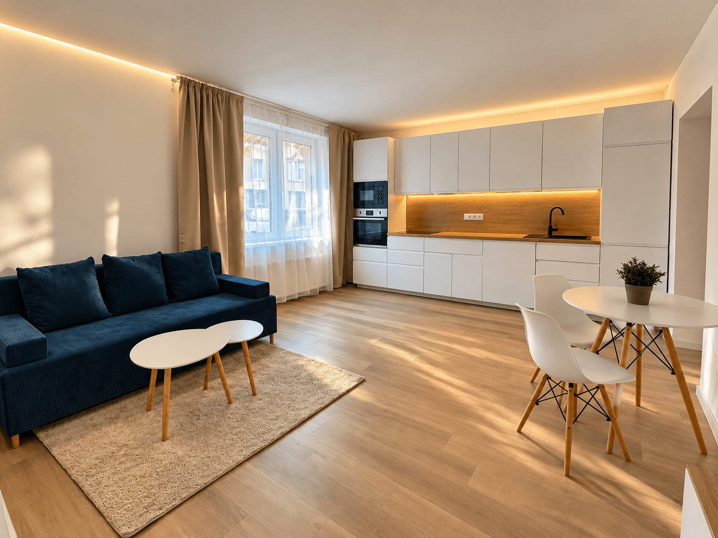 2 bedroom with open-plan kitchen flat to rent, 73 m², Danielova, Prague, Prague 2 bedroom with open-plan kitchen flat to rent, 73 m², Danielova, Prague, Prague