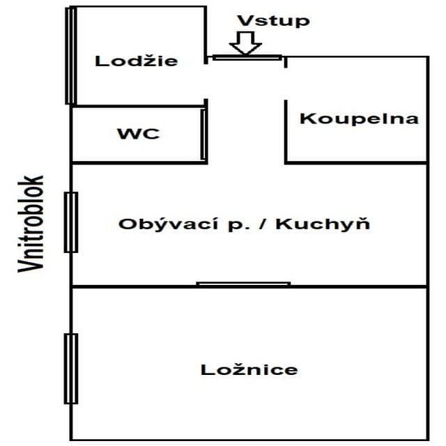 1 bedroom with open-plan kitchen flat to rent, 51 m², U Městských domů, Ústí nad Labem, Ústecký Region 1 bedroom with open-plan kitchen flat to rent, 51 m², U Městských domů, Ústí nad Labem, Ústecký Region