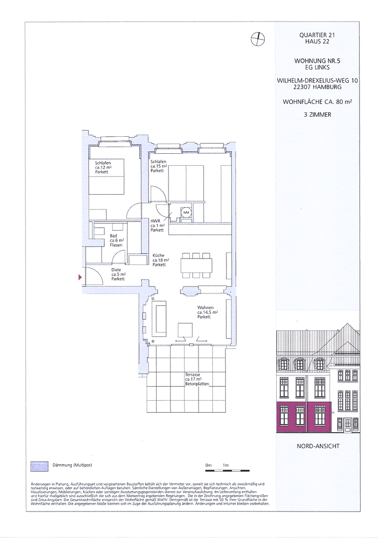 3 bedroom flat for sale, 80 m², Wilhelm-Drexelius-Weg 10, Hamburg, Hamburg 3 bedroom flat for sale, 80 m², Wilhelm-Drexelius-Weg 10, Hamburg, Hamburg
