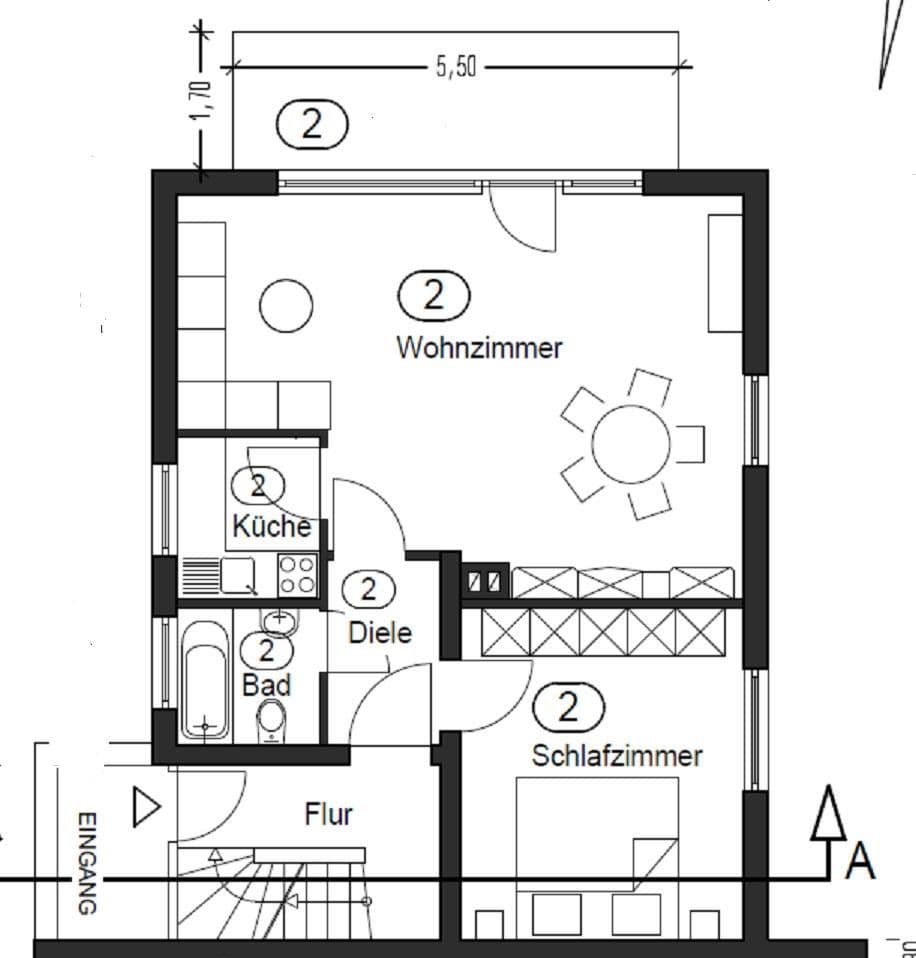 2 bedroom flat to rent, 65 m², Altstadtstraße 135, Leverkusen, North Rhine-Westphalia 2 bedroom flat to rent, 65 m², Altstadtstraße 135, Leverkusen, North Rhine-Westphalia