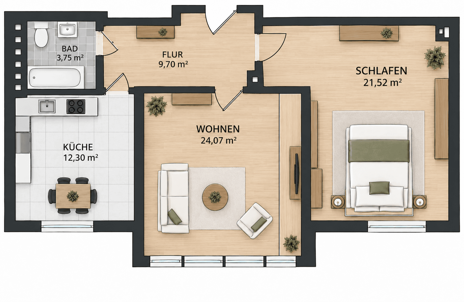 2 bedroom flat for sale, 72 m², Roonstraße 24, Hanover, Lower Saxony 2 bedroom flat for sale, 72 m², Roonstraße 24, Hanover, Lower Saxony