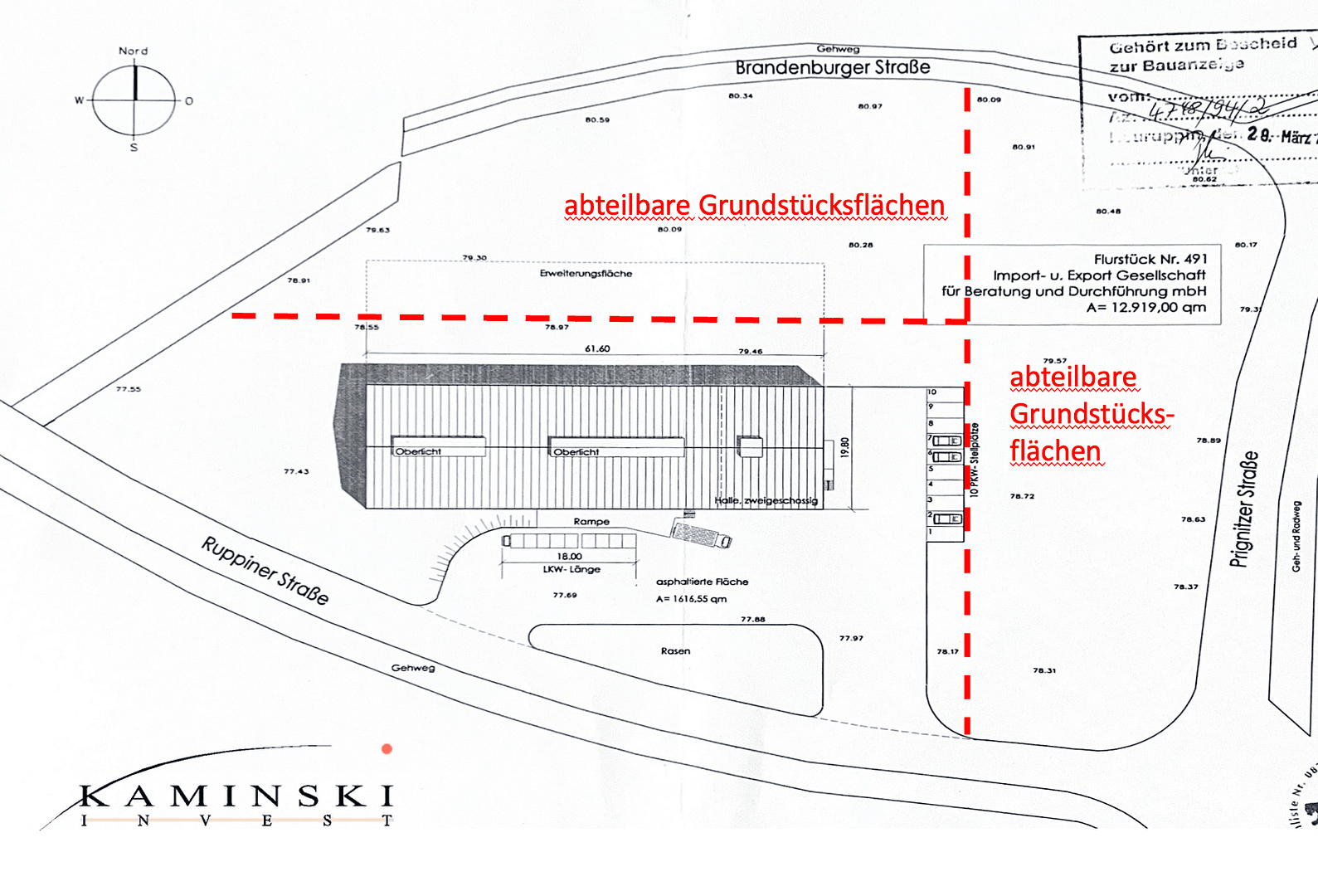 non-residential property for sale, 12,919 m², Ruppiner Straße 10, Wittstock/Dosse, Brandenburg non-residential property for sale, 12,919 m², Ruppiner Straße 10, Wittstock/Dosse, Brandenburg