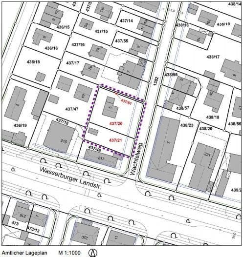 plot for sale, 1,213 m², Wachtelweg 3 - 5, München, Bavaria plot for sale, 1,213 m², Wachtelweg 3 - 5, München, Bavaria