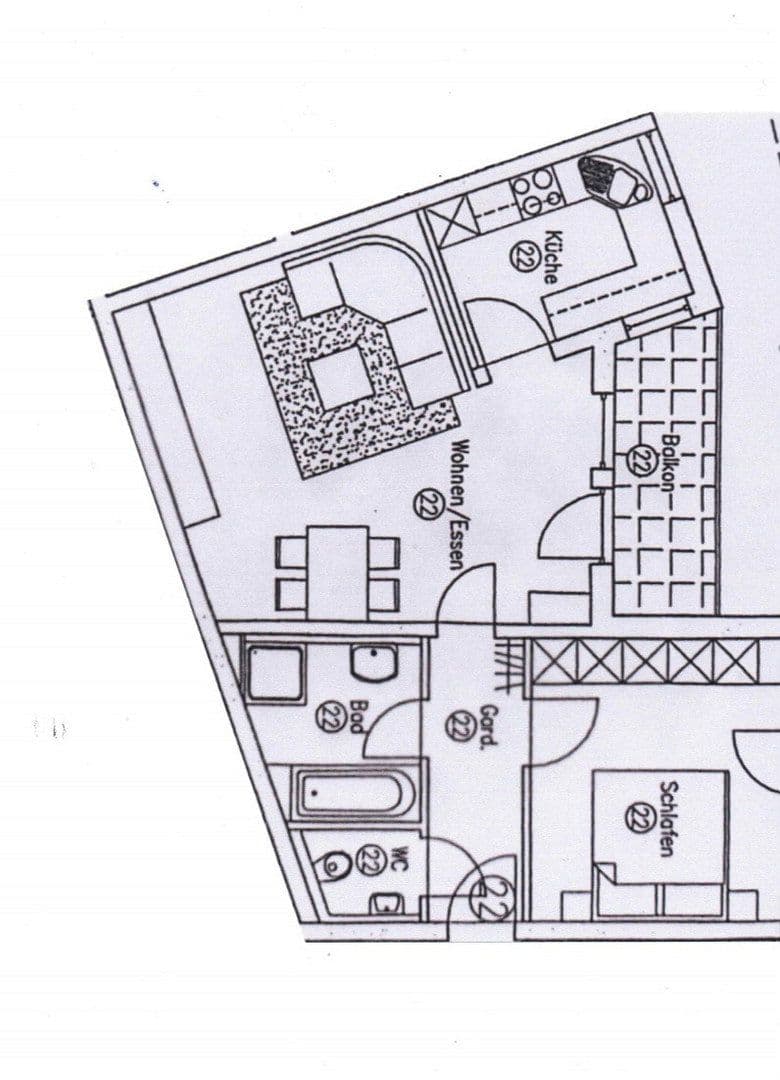 2 bedroom flat to rent, 59 m², Goezstraße 3, Stuttgart-Plieningen, Baden-Württemberg 2 bedroom flat to rent, 59 m², Goezstraße 3, Stuttgart-Plieningen, Baden-Württemberg