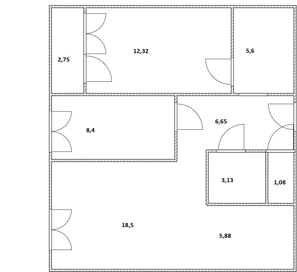 2 bedroom with open-plan kitchen flat to rent, 65 m², Podjavorinské, Prague, Prague 2 bedroom with open-plan kitchen flat to rent, 65 m², Podjavorinské, Prague, Prague