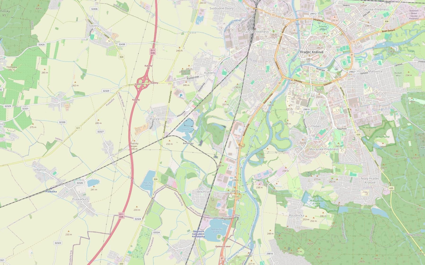 plot for sale, 2,746 m², Hradec Králové, Královéhradecký Region plot for sale, 2,746 m², Hradec Králové, Královéhradecký Region