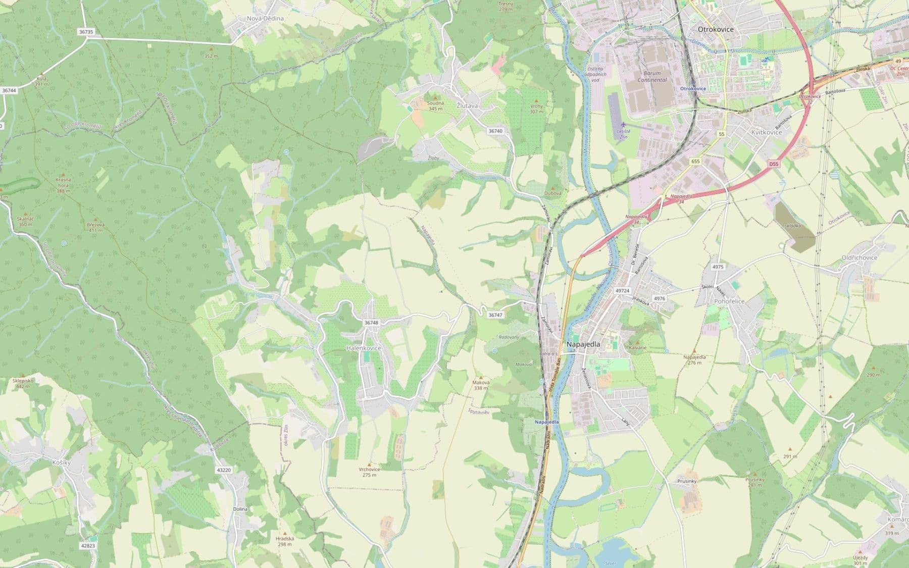 plot for sale, 4,474 m², Halenkovice, Zlínský Region plot for sale, 4,474 m², Halenkovice, Zlínský Region