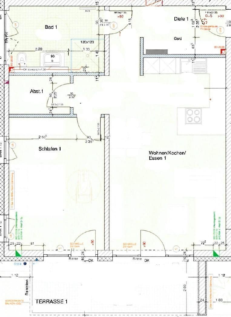 2 bedroom flat to rent, 75 m², Marburger Ring 1b, Kirchhain, Hesse 2 bedroom flat to rent, 75 m², Marburger Ring 1b, Kirchhain, Hesse