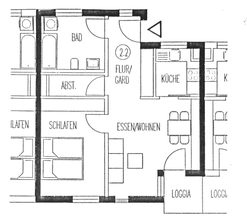 2 bedroom flat to rent, 54 m², Herdweg 2, Böblingen, Baden-Württemberg 2 bedroom flat to rent, 54 m², Herdweg 2, Böblingen, Baden-Württemberg