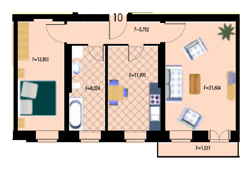 2 bedroom flat for sale, 63 m², Berlin, Berlin 2 bedroom flat for sale, 63 m², Berlin, Berlin