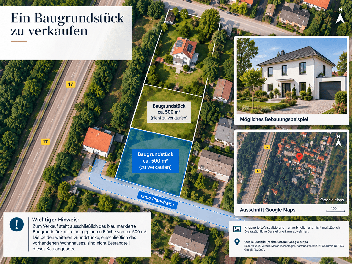 plot for sale, 500 m², Bayernstr. 20, Untermeitingen, Bavaria plot for sale, 500 m², Bayernstr. 20, Untermeitingen, Bavaria