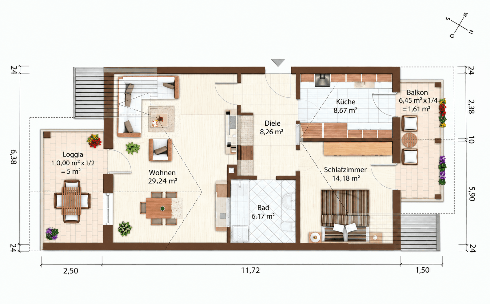 2 bedroom flat to rent, 74 m², Sauerlach, Bavaria 2 bedroom flat to rent, 74 m², Sauerlach, Bavaria