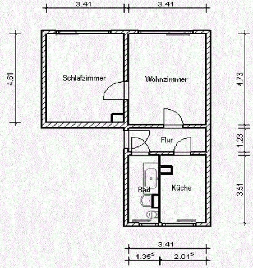 2 bedroom flat for sale, 46 m², Sandmännchenweg 36, Leipzig, Saxony 2 bedroom flat for sale, 46 m², Sandmännchenweg 36, Leipzig, Saxony