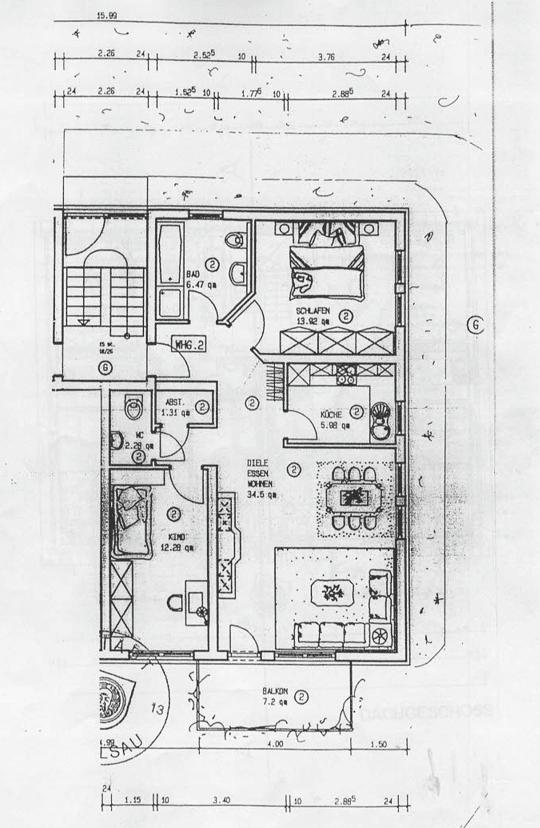 2 bedroom with open-plan kitchen flat for sale, 79 m², Künzelsau, Baden-Württemberg 2 bedroom with open-plan kitchen flat for sale, 79 m², Künzelsau, Baden-Württemberg