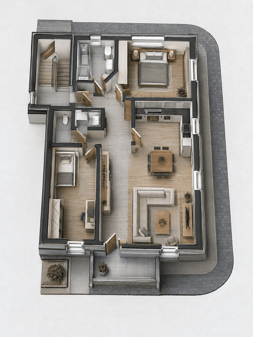 2 bedroom with open-plan kitchen flat for sale, 79 m², Künzelsau, Baden-Württemberg 2 bedroom with open-plan kitchen flat for sale, 79 m², Künzelsau, Baden-Württemberg