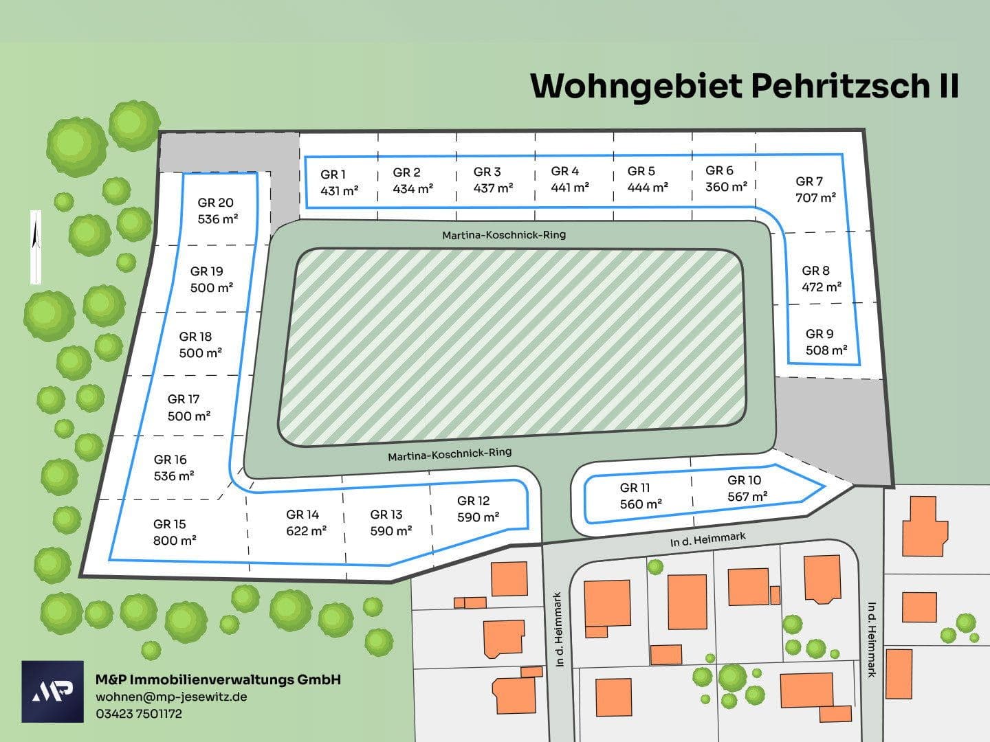 plot for sale, 360 m², In der Heimmark, Jesewitz, Saxony plot for sale, 360 m², In der Heimmark, Jesewitz, Saxony