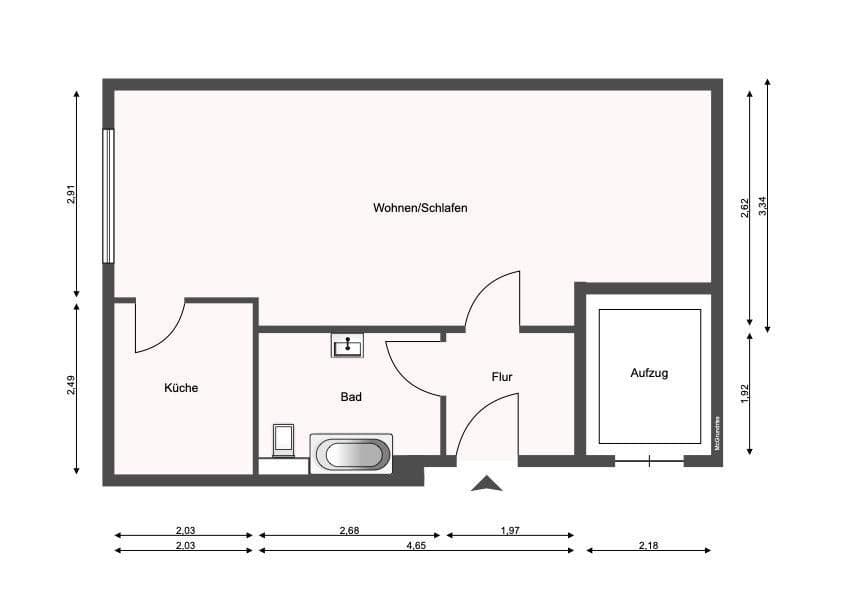 1 bedroom flat to rent, 41 m², Goldschmidtstr. 29 a, Leipzig, Saxony 1 bedroom flat to rent, 41 m², Goldschmidtstr. 29 a, Leipzig, Saxony