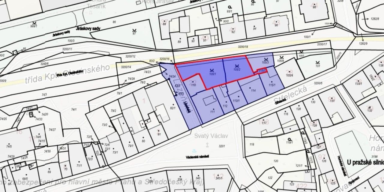 plot for sale, 757 m², Příbram, Středočeský Region plot for sale, 757 m², Příbram, Středočeský Region