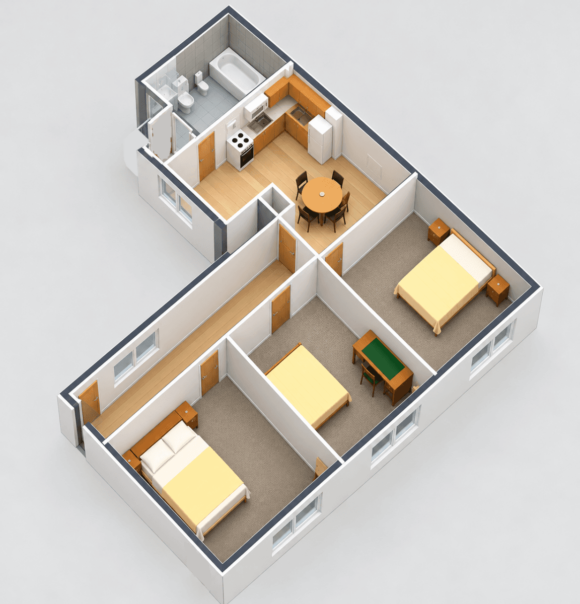 3 bedroom with open-plan kitchen flat to rent, 80 m², Buková, Brno, Jihomoravský Region 3 bedroom with open-plan kitchen flat to rent, 80 m², Buková, Brno, Jihomoravský Region