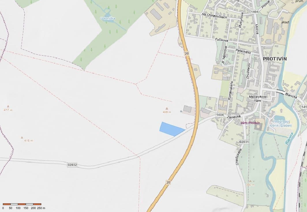 plot for sale, 9,000 m², Protivín, Jihočeský Region plot for sale, 9,000 m², Protivín, Jihočeský Region